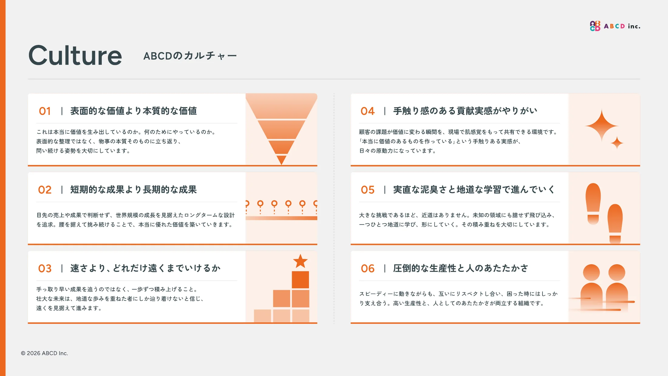 ABCD株式会社 会社紹介資料 30ページ目